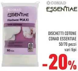Conad Superstore Dischetti cotone COMAD ESSENTIAE offerta