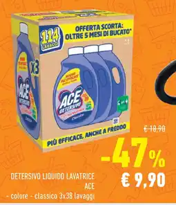 Conad Superstore Detersivo liquido lavatrice ACE offerta
