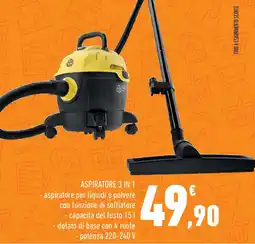 Conad Superstore Aspiratore 3 in 1 offerta