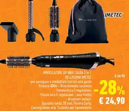 Conad Superstore Modellatore ad aria calda 3 in 1 bellissima IMETEC offerta