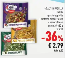 Conad Superstore 4 salti in padella FINDUS offerta