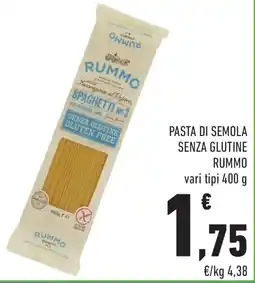 Conad Superstore Pasta di semola senza glutine RUMMO offerta