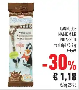 Conad Superstore Cannucce magic milk polaretti offerta
