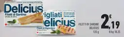 Conad Superstore Filetti di sardine DELICIUS offerta