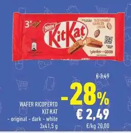 Conad Superstore Wafer ricoperto KIT KAT offerta