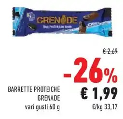 Conad Superstore Barrette proteiche GRENADE offerta