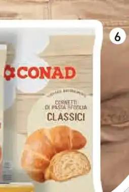Conad Superstore Conad cornetti di pasta sfoglia classici offerta