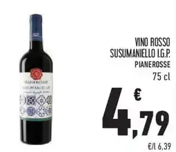 Conad Superstore Vino rosso susumaniello i.g.p. pianerosse offerta