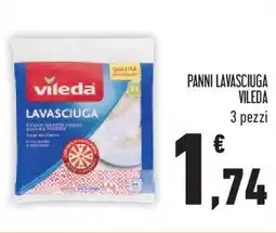 Conad Superstore Panni lavasciuga VILEDA offerta