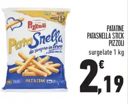 Conad Superstore Patatine patasnella stick PIZZOLI offerta