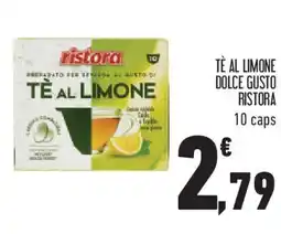 Conad Superstore Tè al limone dolce gusto RISTORA offerta
