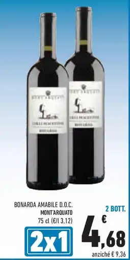 Conad Superstore Bonarda amabile d.o.c. MONT'ARQUATO offerta