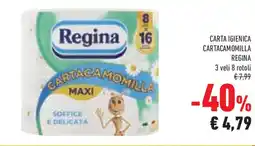 Conad Superstore Carta igienica cartacamomilla REGINA offerta