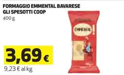 Coop Formaggio emmental bavarese gli spesotti coop offerta