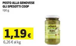 Coop Pesto alla genovese gli spesotti coop offerta