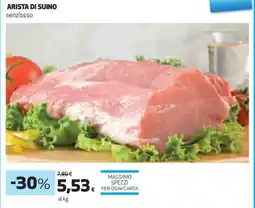 Coop Arista di suino senz'osso offerta