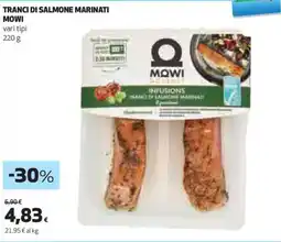 Coop Tranci di salmone marinati MOWI offerta