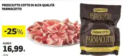 Coop Prosciutto cotto di alta qualità PARMACOTTO offerta