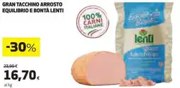 Coop Gran tacchino arrosto equilibrio e bontà LENTI offerta