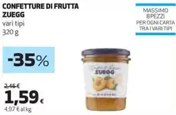 Coop Confetture di frutta ZUEGG offerta