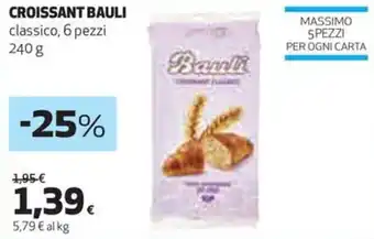 Coop Croissant BAULI offerta
