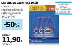 Coop Detersivo lavatrice DASH offerta