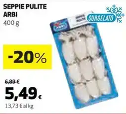 Coop Seppie pulite ARBI offerta