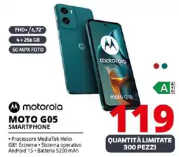 Comet motorola MOTO G05 SMARTPHONE offerta