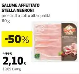 Coop Salume affettato stella NEGRONI offerta