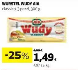 Coop Wurstel wudy AIA offerta