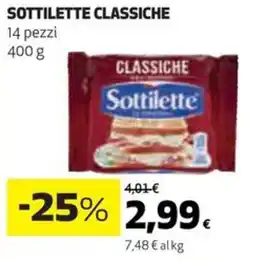 Coop Sottilette classiche 14 pezzi offerta