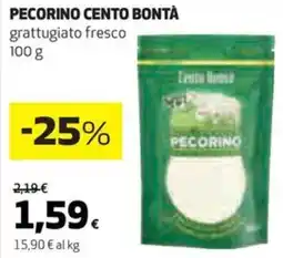 Coop Pecorino CENTO BONTÀ offerta