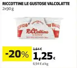 Coop Riccottine le gustose VALCOLATTE offerta