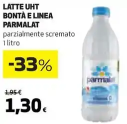 Coop Latte uht bontà e linea PARMALAT parzialmente scremato offerta