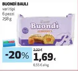 Coop BUONDÌ bauli vari tipi 6 pezzi offerta