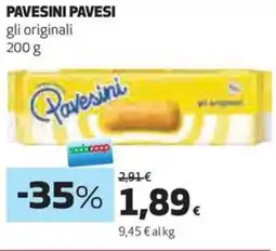 Coop Pavesini PAVESI gli originali offerta