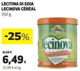 Coop Lecitina di soia lecinova CÉRÉAL offerta