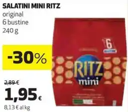 Coop Salatini mini RITZ original 6 bustine offerta