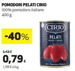 Coop Pomodori pelati CIRIO 100% pomodoro italiano offerta