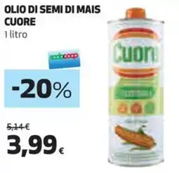 Coop Olio di semi di mais CUORE offerta