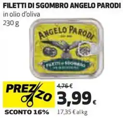 Coop Filetti di sgombro ANGELO PARODI in olio d'oliva offerta