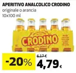 Coop Aperitivo analcolico CRODINO originale o arancia offerta