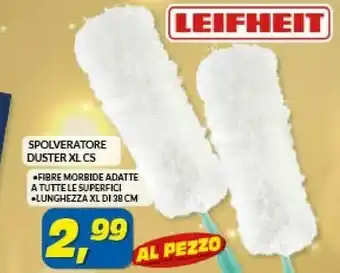Risparmio Casa Leifheit duster xl plastica turchese, bianco spazzola offerta