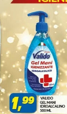 Risparmio Casa Valido gel mani idroalcalino offerta