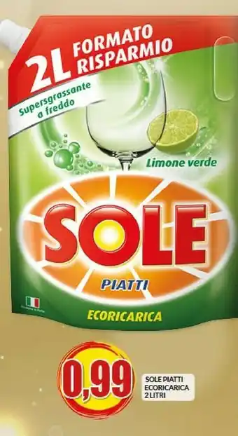 Risparmio Casa Sole piatti ecoricarica offerta