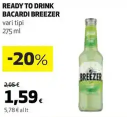 Coop Ready to drink BACARDI BREEZER vari tipi offerta