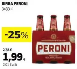Coop Birra PERONI offerta