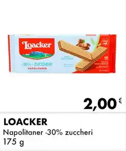 Iper Tosano LOACKER Napolitaner -30% zuccheri offerta