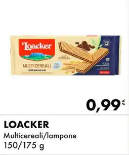 Iper Tosano LOACKER Multicereali/lampone offerta