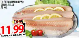 Il Genio Supermercato Filetto di merluzzo senza pelle offerta